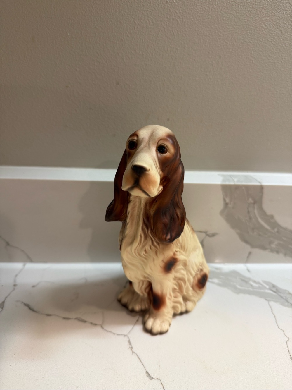 Vintage Mid-Century Ceramic Cocker Spaniel Figurine